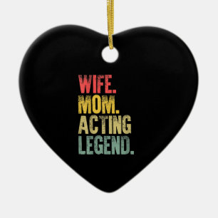 Mor Women Wife Mum Acting Legend Ceramic Tree Decoration