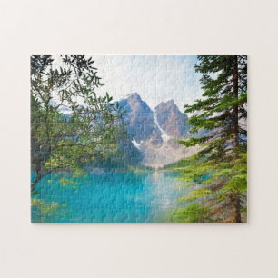 Moraine Lake and the Valley of Ten Peaks Jigsaw Puzzle