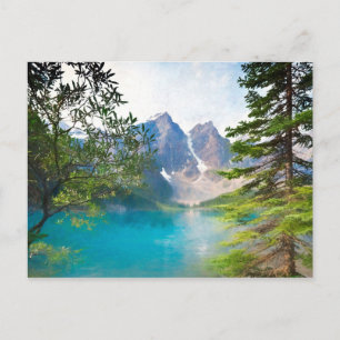Moraine Lake and the Valley of Ten Peaks Postcard