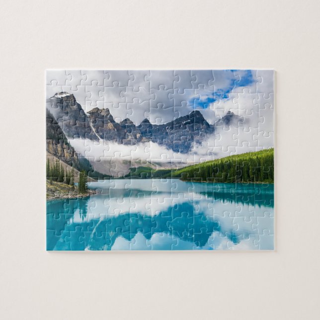 Moraine Lake Banff National Park Canada Travel Jigsaw Puzzle (Horizontal)