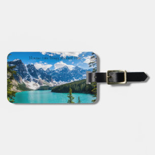 Moraine Lake, Banff National Park Luggage Tag