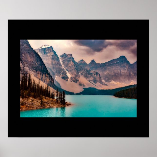 Moraine Lake Banff National Park Poster (Front)