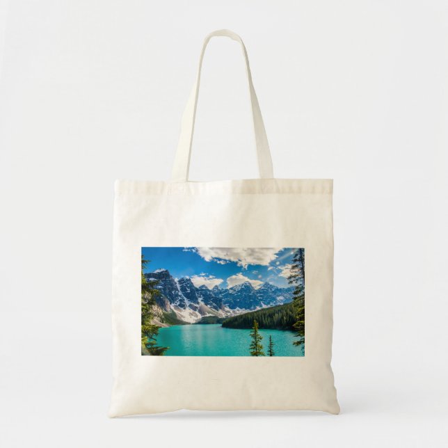 Moraine Lake, Banff National Park Tote Bag (Front)