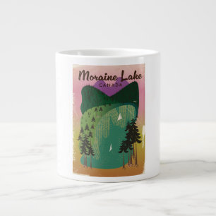 Moraine lake Canada Large Coffee Mug