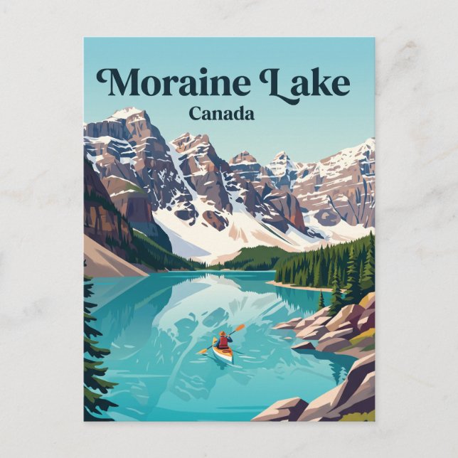 Moraine Lake Canada Postcard (Front)