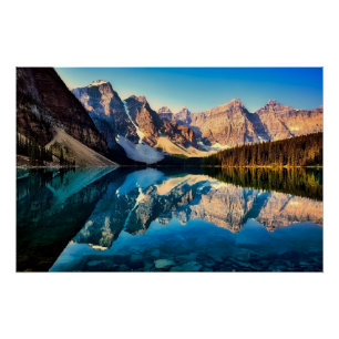 Moraine Lake, Canada, Poster