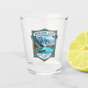 Moraine Lake Canada Shot Glass