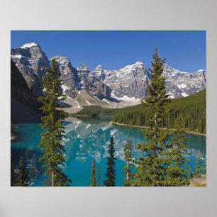 Moraine Lake, Canadian Rockies, Alberta, Canada 2 Poster