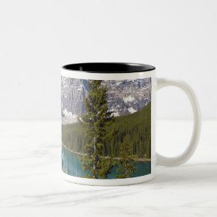 Moraine Lake, Canadian Rockies, Alberta, Canada 2 Two-Tone Coffee Mug