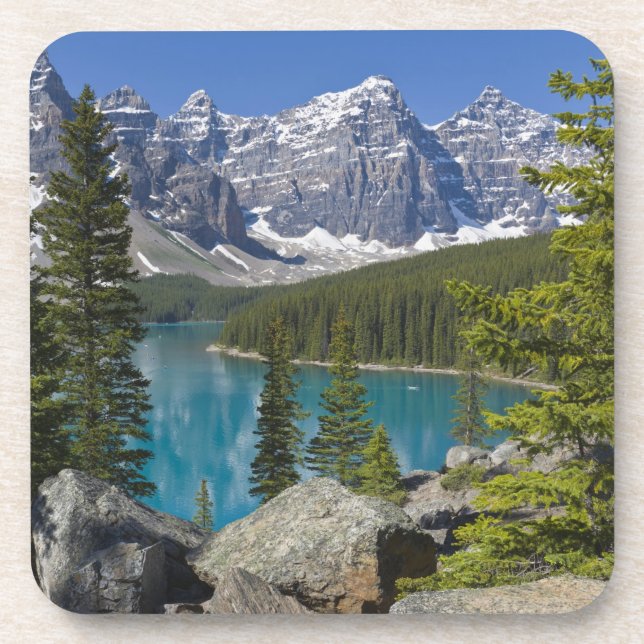 Moraine Lake, Canadian Rockies, Alberta, Canada Coaster (Front)