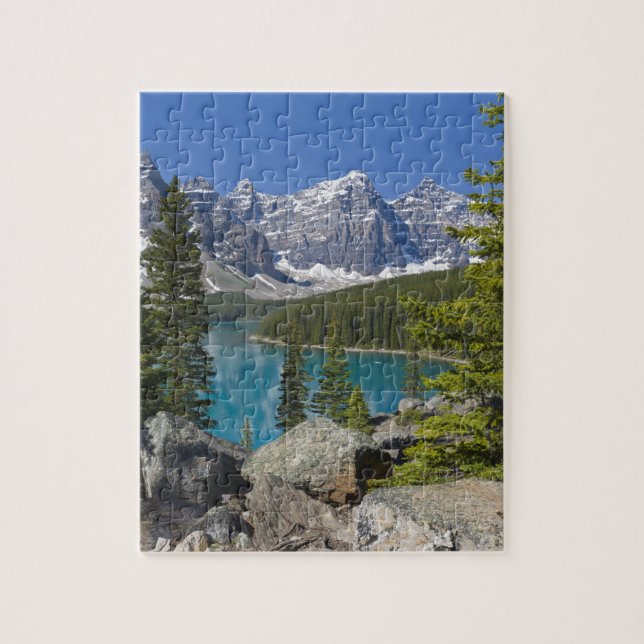 Moraine Lake, Canadian Rockies, Alberta, Canada Jigsaw Puzzle (Vertical)