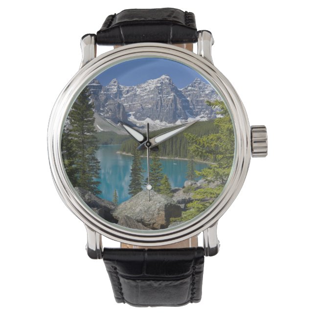 Moraine Lake, Canadian Rockies, Alberta, Canada Watch (Front)