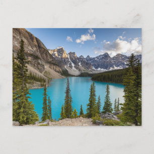 Moraine See in den Rocky Mountains Postkarte Postcard