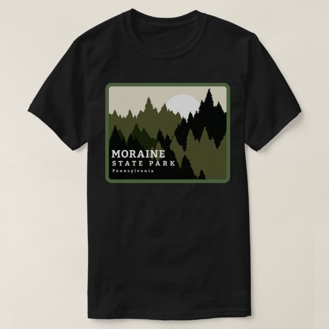 Moraine State Park Pennsylvania Forest Sunrise T-Shirt (Design Front)