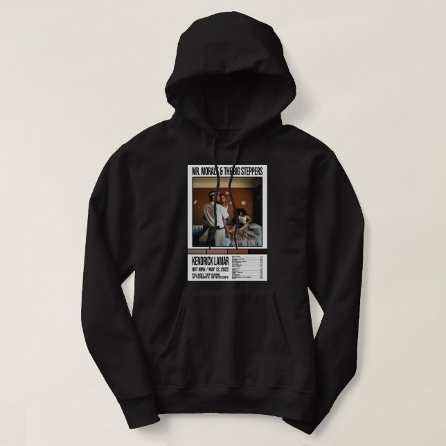 Morale &amp; the Big Steppers   Kendrick Lamar Cla Hoodie (Design Front)