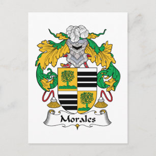 Morales Family Crest Postcard
