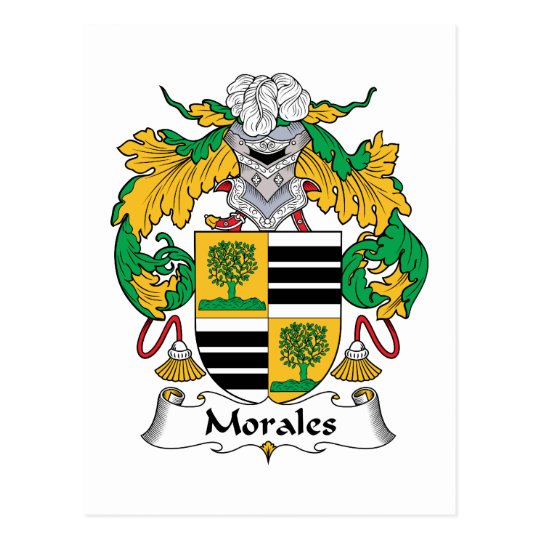 Morales Family Crest Postcard