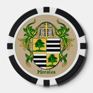 Morales Heraldic Arms Poker Chips