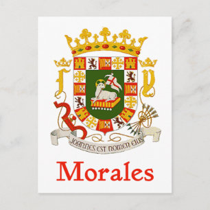 Morales Puerto Rico Shield Postcard