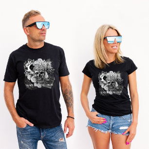 Morally Grey Favourite Colour Dark Romance Skull T-Shirt