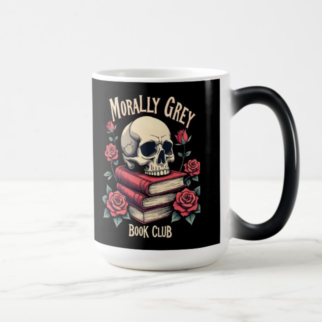 Morally Grey Merch Dark Romance Romantasy Smut Magic Mug (Right)