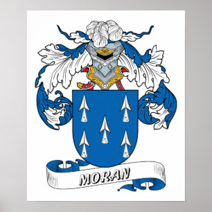 Moran Family Crest Poster
