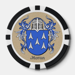 Moran Heraldic Arms Poker Chips