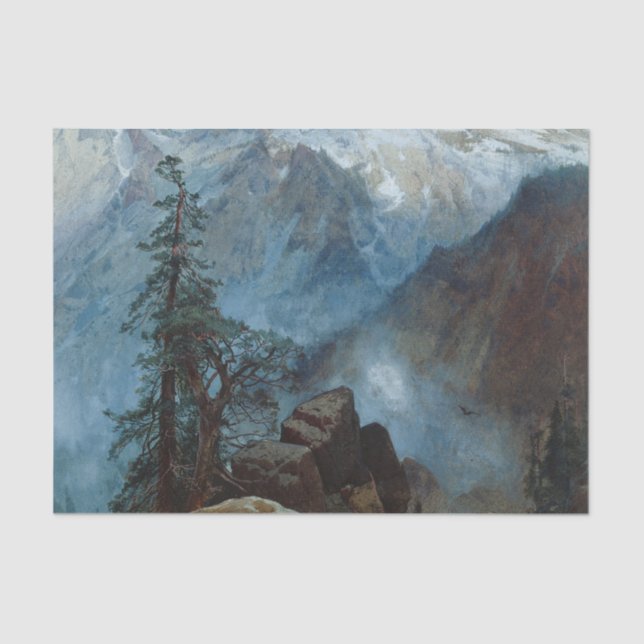 Moran Summit of the Sierras Painting Tissue Paper (Front)