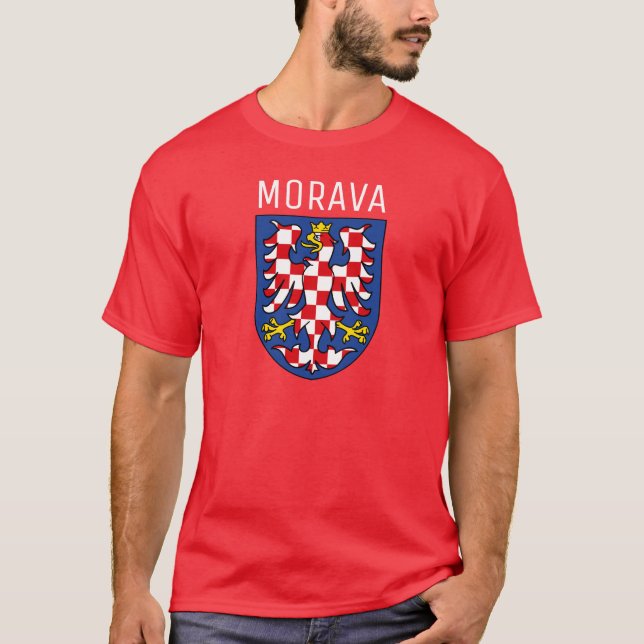 Moravia coat of arms - CZECHIA T-Shirt (Front)