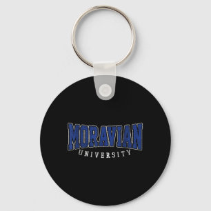 Moravian of Technology Arch Retro for Men Women Key Ring