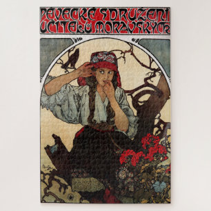 Moravian Teachers' Choir by Alphonse Mucha Jigsaw Puzzle