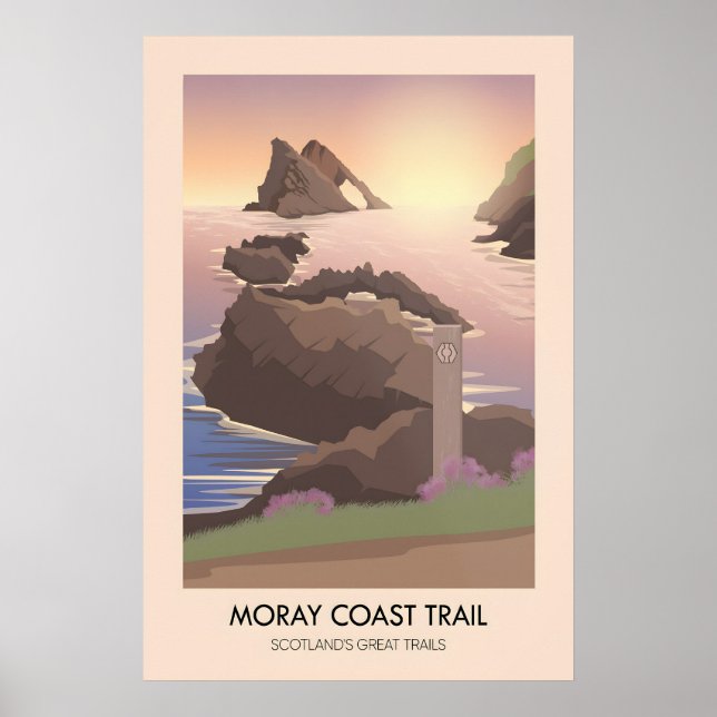Moray Coast Trail Scotlands Great Trails Poster (Front)