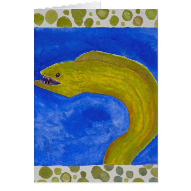 moray eel fish sealife coastal decor (Front)