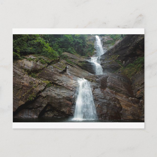 Moray falls waterfall in Sri Lanka Postcard (Front)