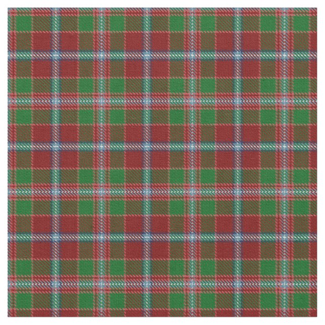 Moray of Abercairny Clan Tartan Fabric (Close Up)