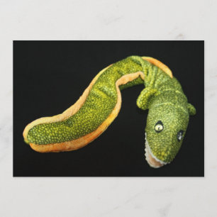 Moray Stuffed Toy Eel Invitation