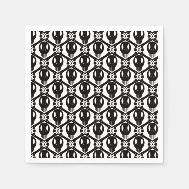 Morbid Faces Napkin (Front)