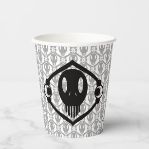 Morbid Faces Paper Cups