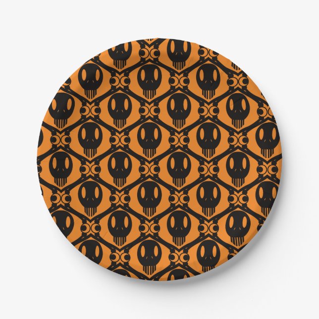 Morbid Faces Paper Plate (Front)