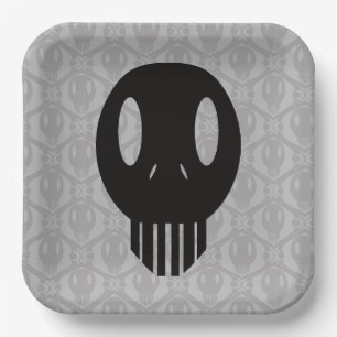 Morbid Faces Paper Plate
