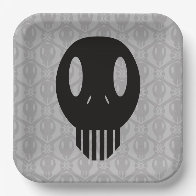 Morbid Faces Paper Plate (Front)