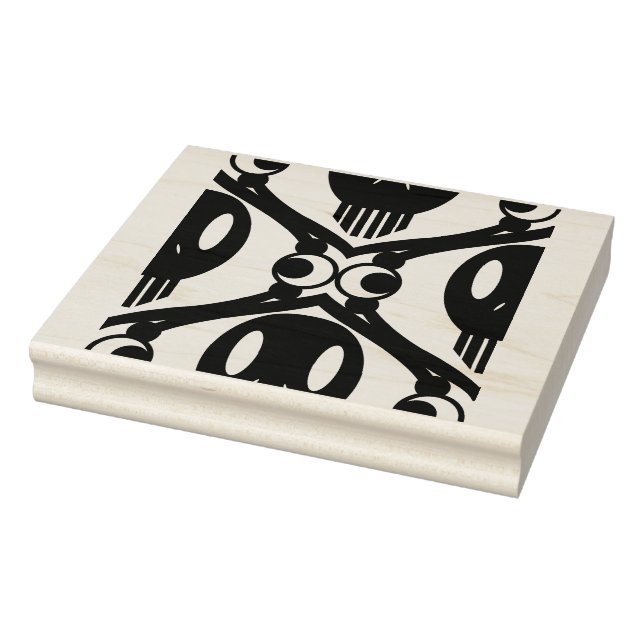 Morbid Faces Rubber Stamp (Stamp)