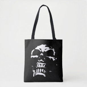 Morbid Skull Tote Bag