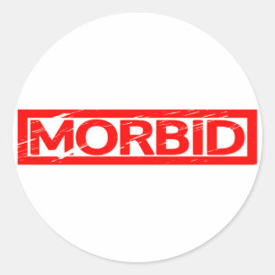 Morbid Stamp Classic Round Sticker