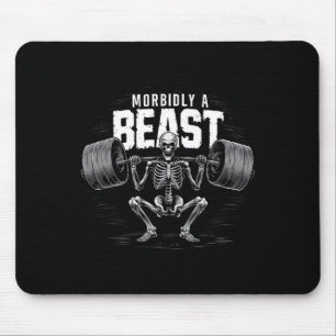 Morbidly A Beast Funny Sarcastic Meme  Mouse Mat