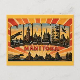 Morden Manitoba Festival City Postcard