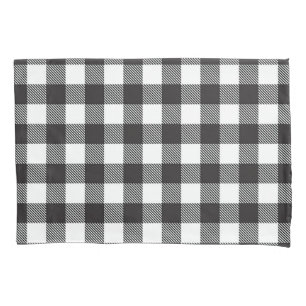 Mordern White Buffalo Check Plaid Holiday   Pillowcase