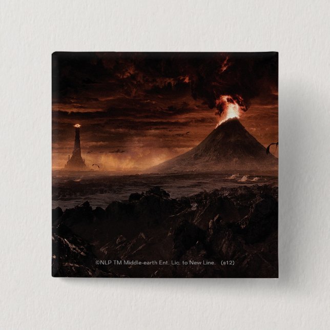 MORDOR™ 15 CM SQUARE BADGE (Front)