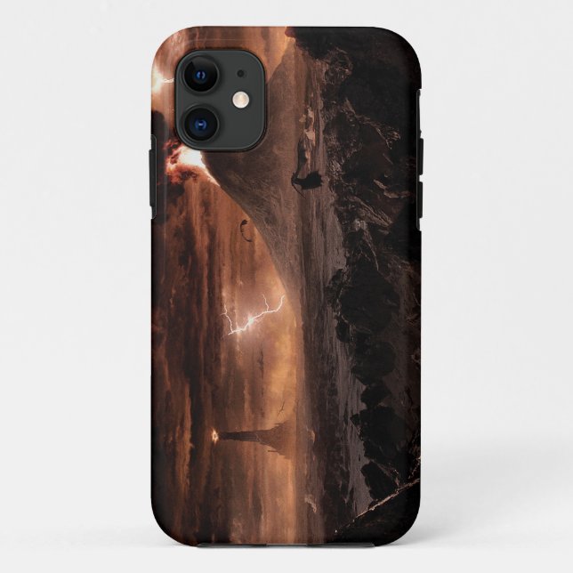 Mordor Lightning Storm Case-Mate iPhone Case (Back)