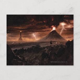 Mordor Lightning Storm Postcard